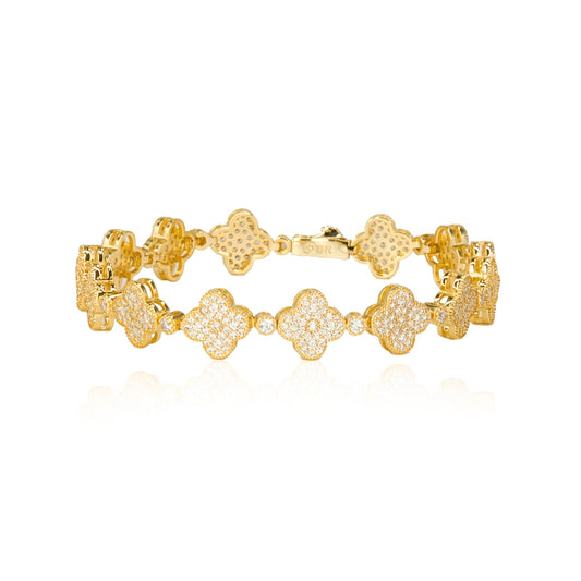 Gracie Clover Tennis Bracelet