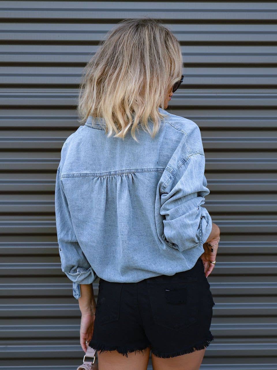 Keira Denim Top